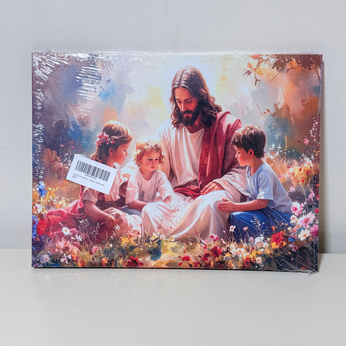 Jesus With Children Canvas Wall Art Print, 12 x 16 in, Gallery Wrapped - view 7 of 7