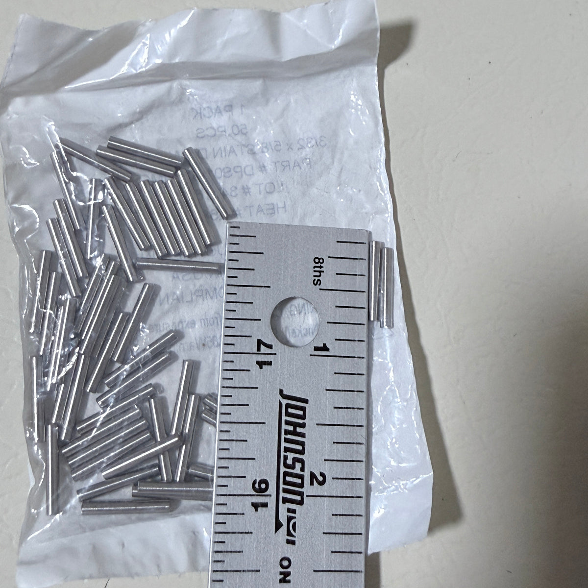 Radax Stainless Steel Dowel Pins 3/32 x 5/8 in, 50 Pack, Made in USA - view 3 of 5