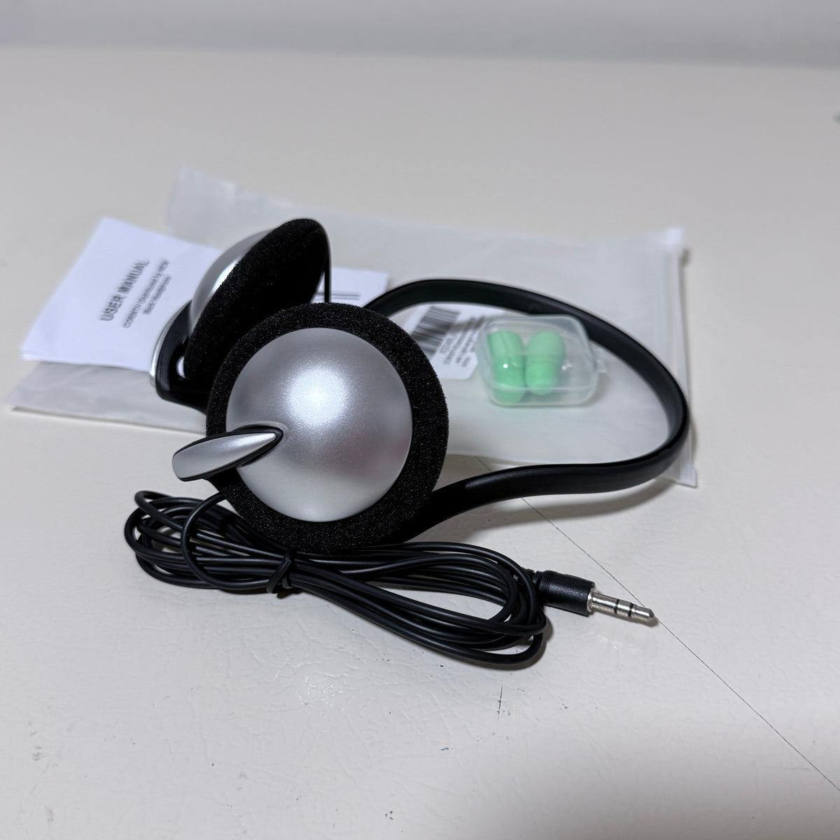 Back of Head Stereo Headphones, Wired 3.5 mm, Foam Ear Pads - view 5 of 7