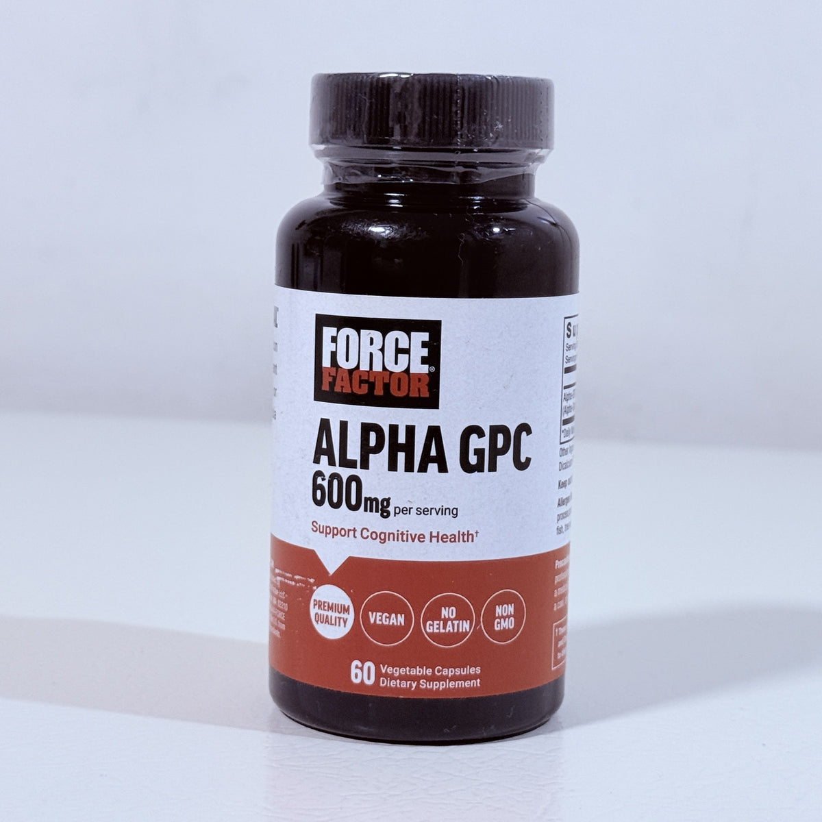 Force Factor Alpha GPC 600 mg, 60 Vegetable Capsules - view 1 of 5