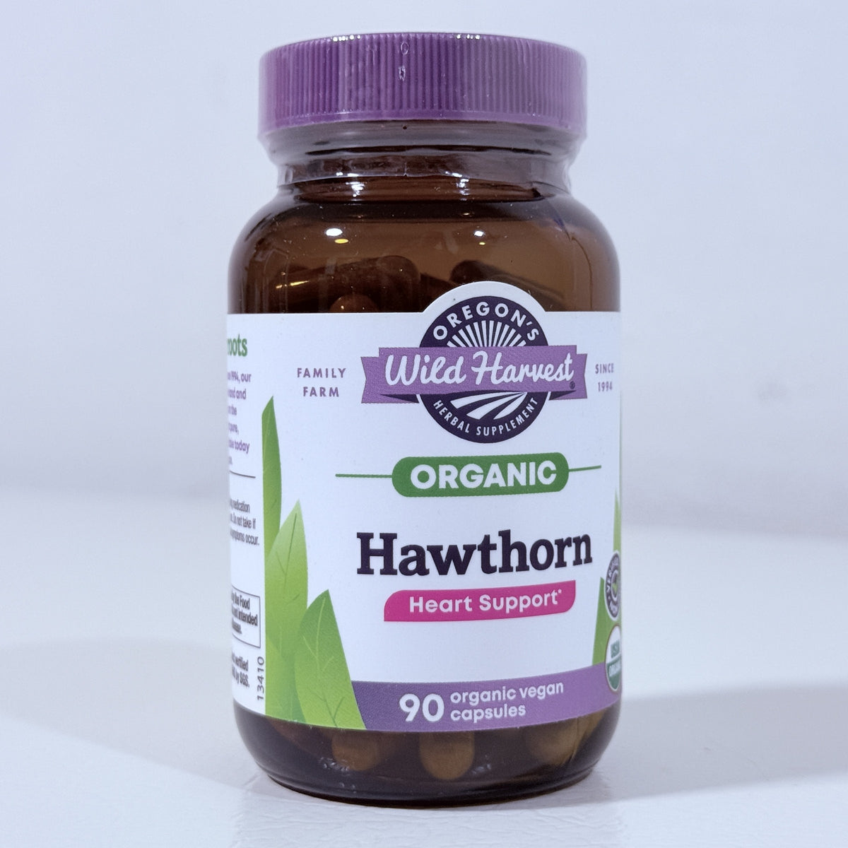 Oregon's Wild Harvest Organic Hawthorn, 90 Vegan Capsules, Exp 01/2029 - view 1 of 5