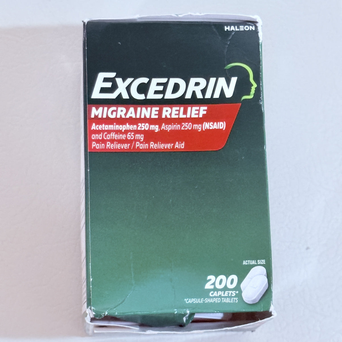 Excedrin Migraine Relief, 200 Caplets, Exp 06/2028 - view 2 of 6