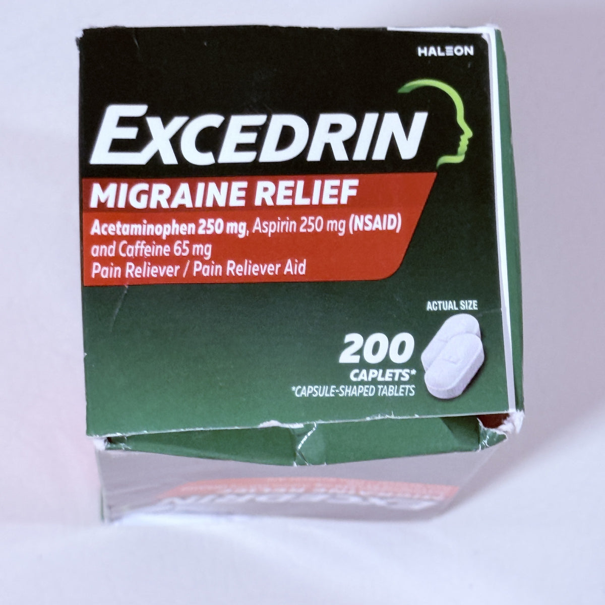 Excedrin Migraine Relief, 200 Caplets, Exp 06/2028 - view 6 of 6