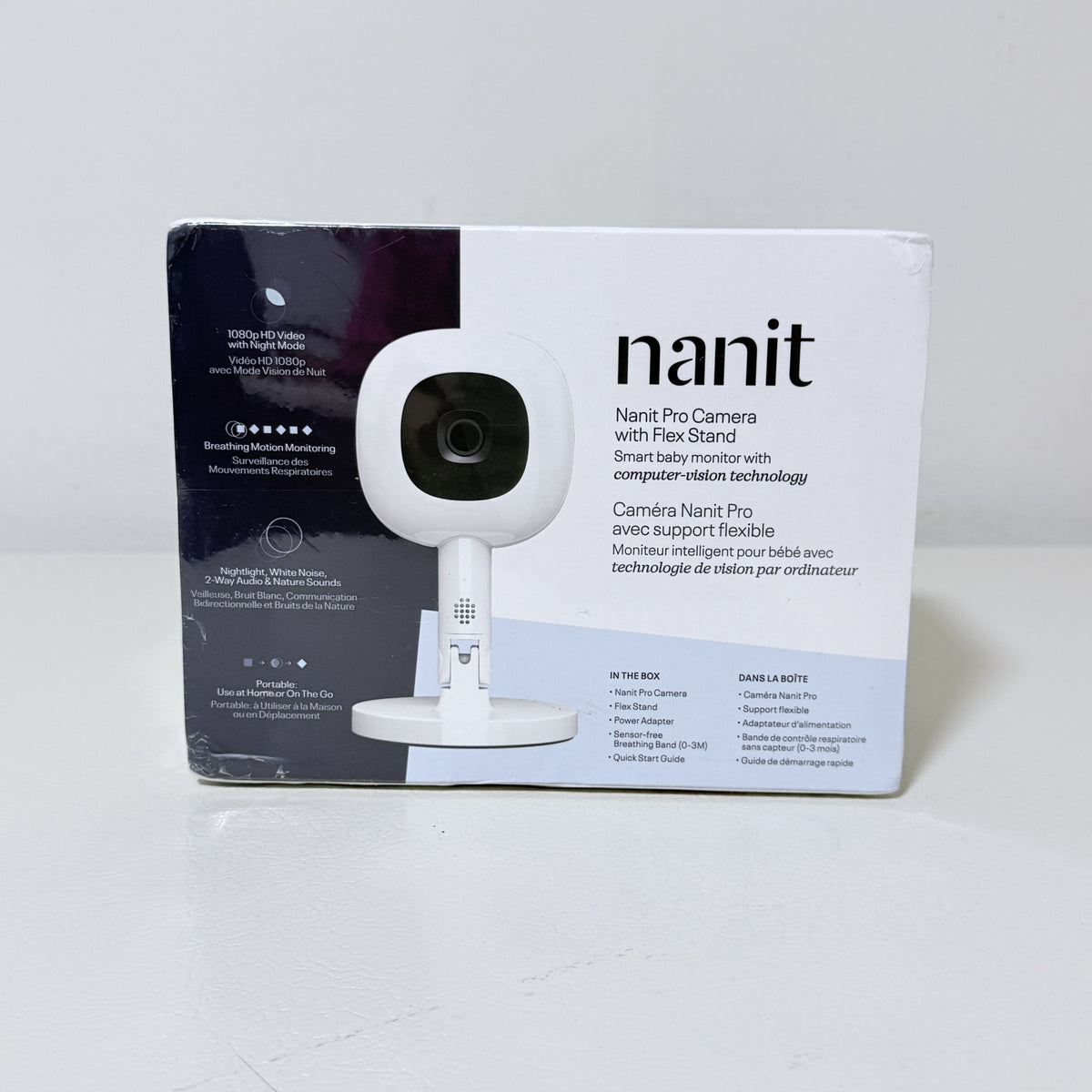 Nanit Pro Camera with Flex Stand, Smart Baby Monitor, N322NW - view 1 of 8