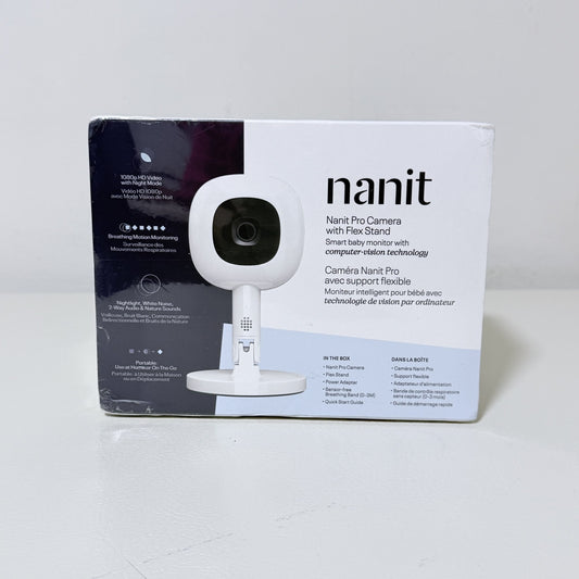 Nanit Pro Camera with Flex Stand, Smart Baby Monitor, N322NW - view 1 of 8