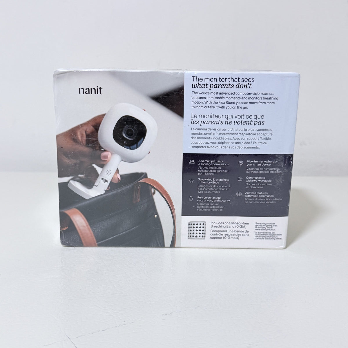 Nanit Pro Camera with Flex Stand, Smart Baby Monitor, N322NW - view 2 of 8