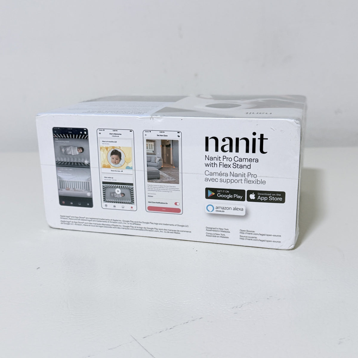 Nanit Pro Camera with Flex Stand, Smart Baby Monitor, N322NW - view 3 of 8