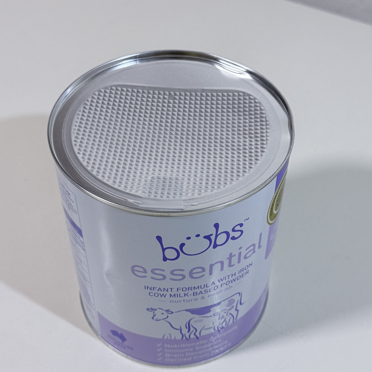 Bubs Essential Infant Formula with Iron, Cow Milk, 20 oz, BB 08/2027 - view 2 of 8
