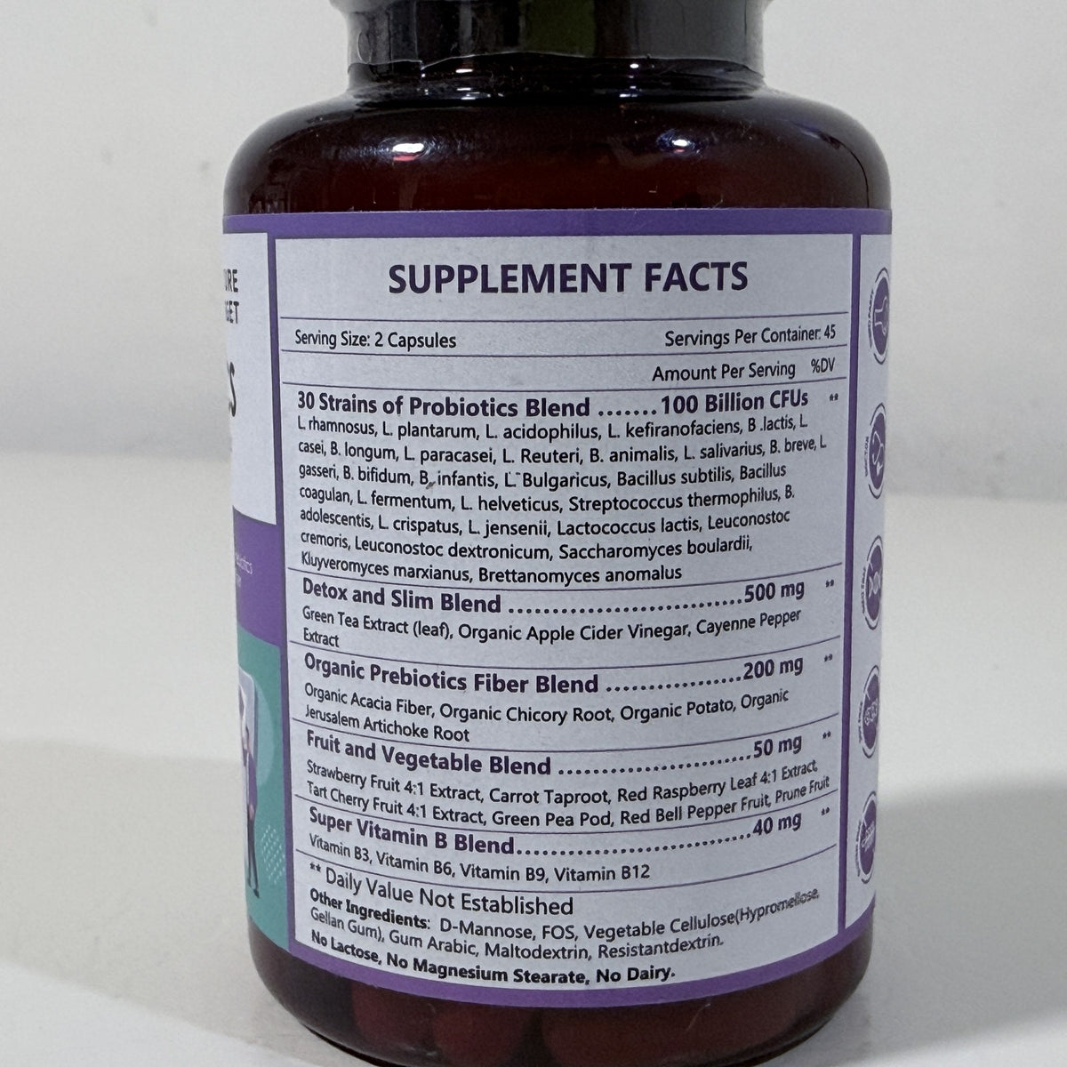 Nature Target 5-in-1 Probiotics 100 Billion CFU, 90 Caps, Exp 06/2028 - view 2 of 6