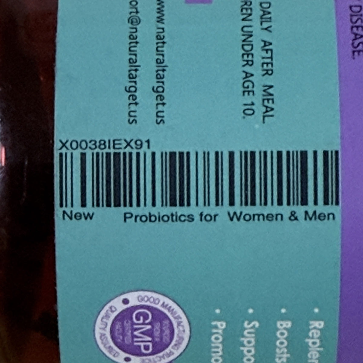 Nature Target 5-in-1 Probiotics 100 Billion CFU, 90 Caps, Exp 06/2028 - view 5 of 6