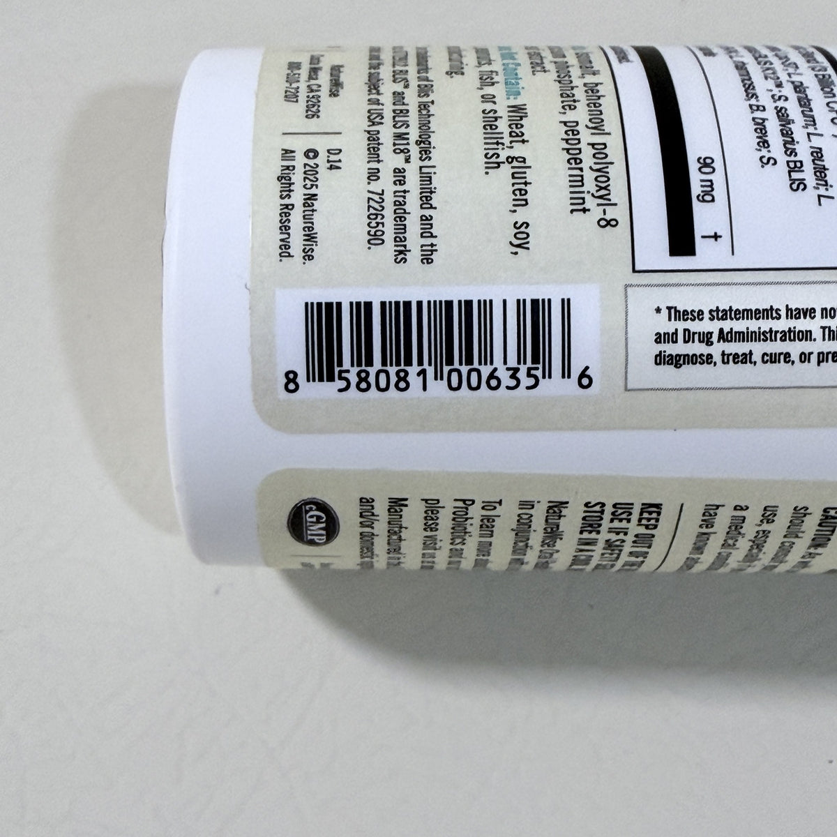 NatureWise Oral Health Probiotics, 60 Mint Chewables, BB 11/2027 - view 4 of 6