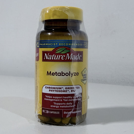 Nature Made Metabolyze, Chromium & Green Tea, 60 Capsules, Exp 02/2028 - view 1 of 4