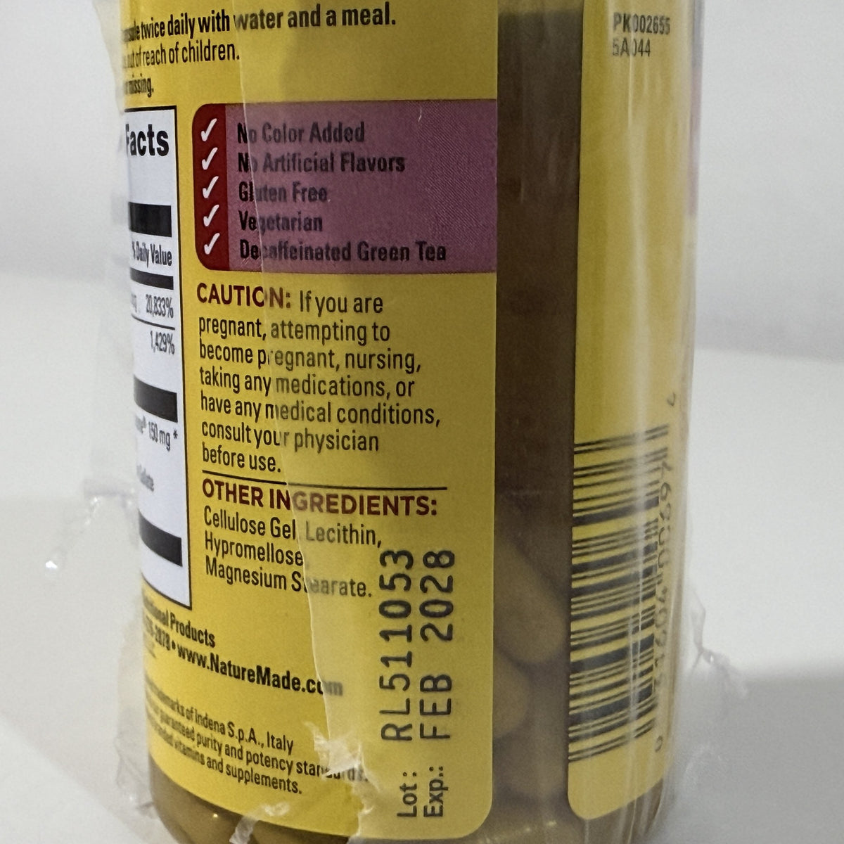 Nature Made Metabolyze, Chromium & Green Tea, 60 Capsules, Exp 02/2028 - view 3 of 4