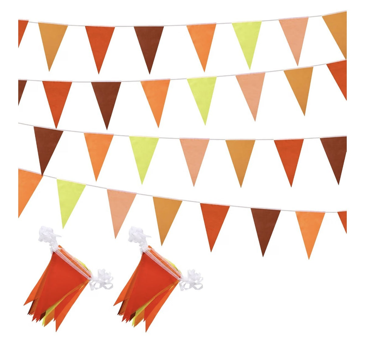 Fall Porch Banner Set with 164 ft Fall Pennant Banners, Scarecrow - view 6 of 10