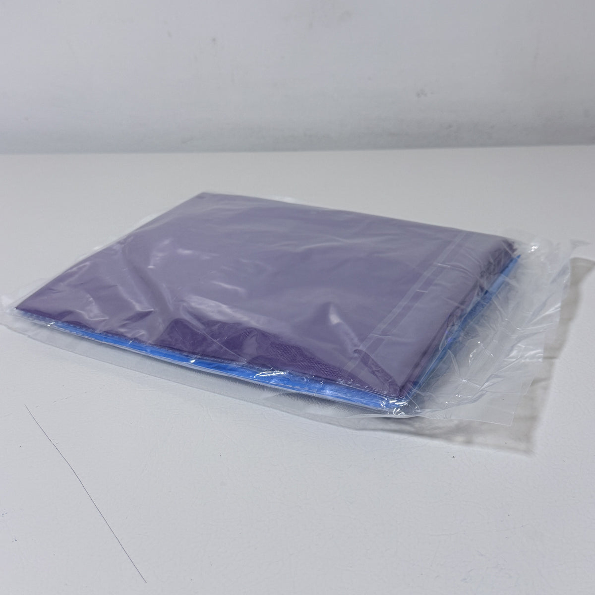 Kids EVA Raincoat with Hood, 2 Pack, Blue and Purple, One Size - view 6 of 6