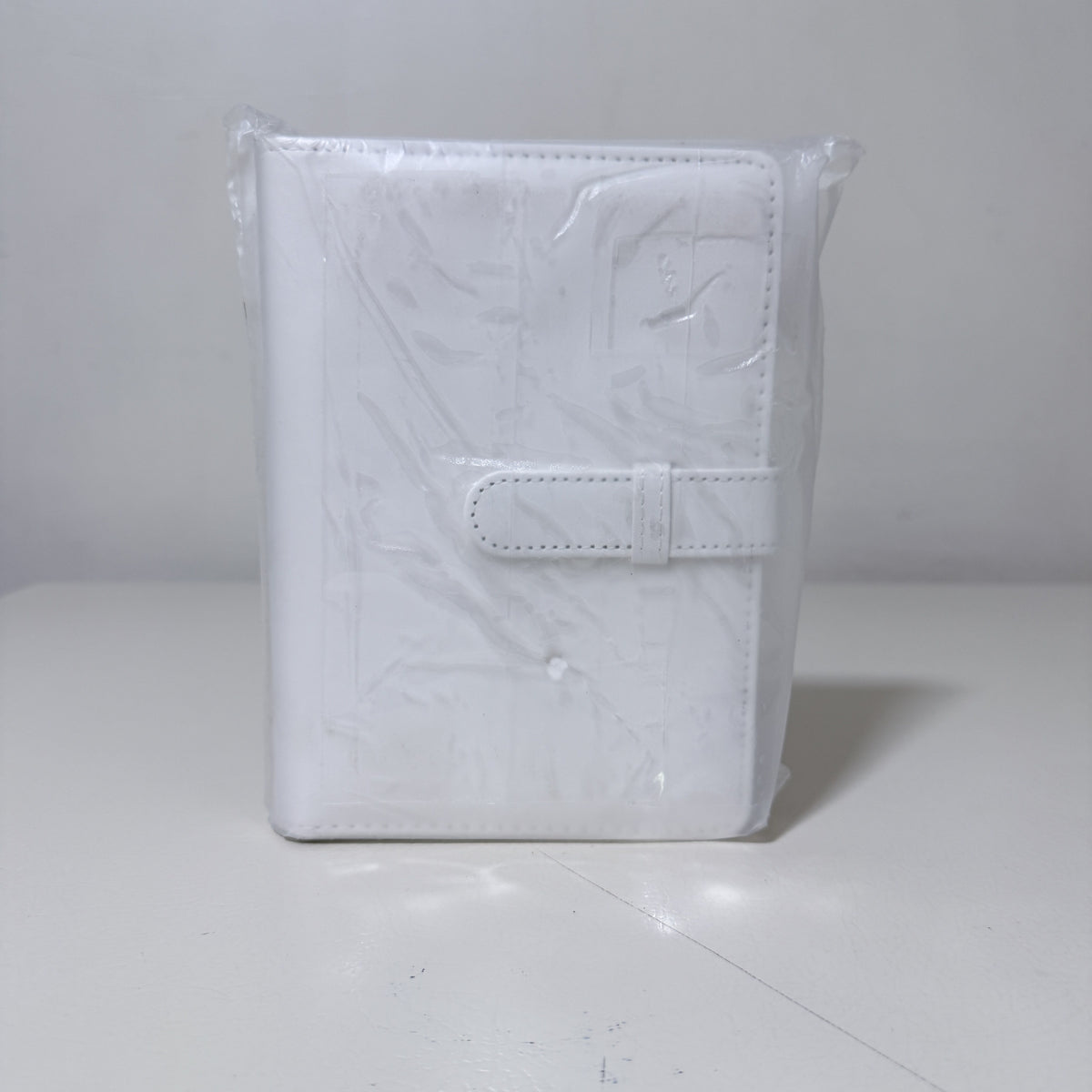 4x6 Photo Album, White Faux Leather with Snap Strap, Holds 68 Photos - view 4 of 10