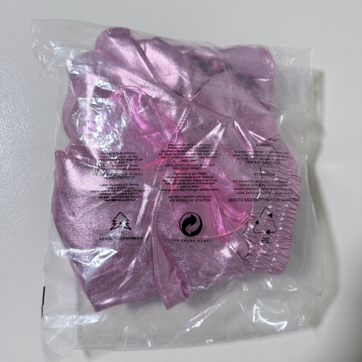 Girls Metallic Pink Ruffle Skirt with Heart Sunglasses, Size 130 - view 5 of 5