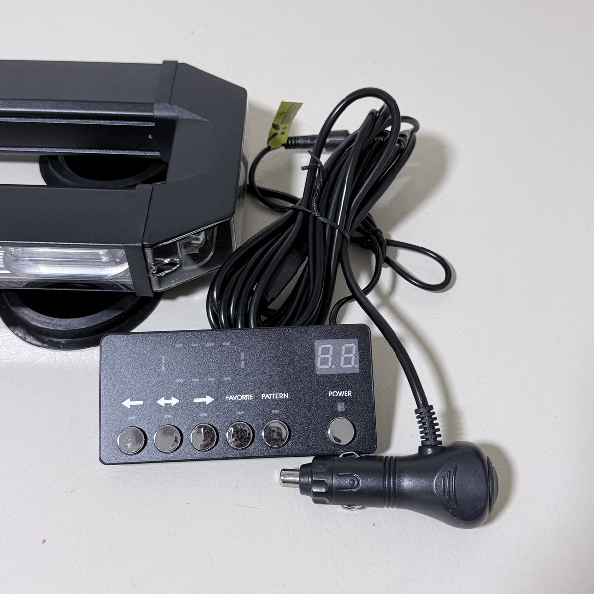 LED Rooftop Strobe Light Bar, Magnetic Base, Controller, 12V Plug - view 2 of 18