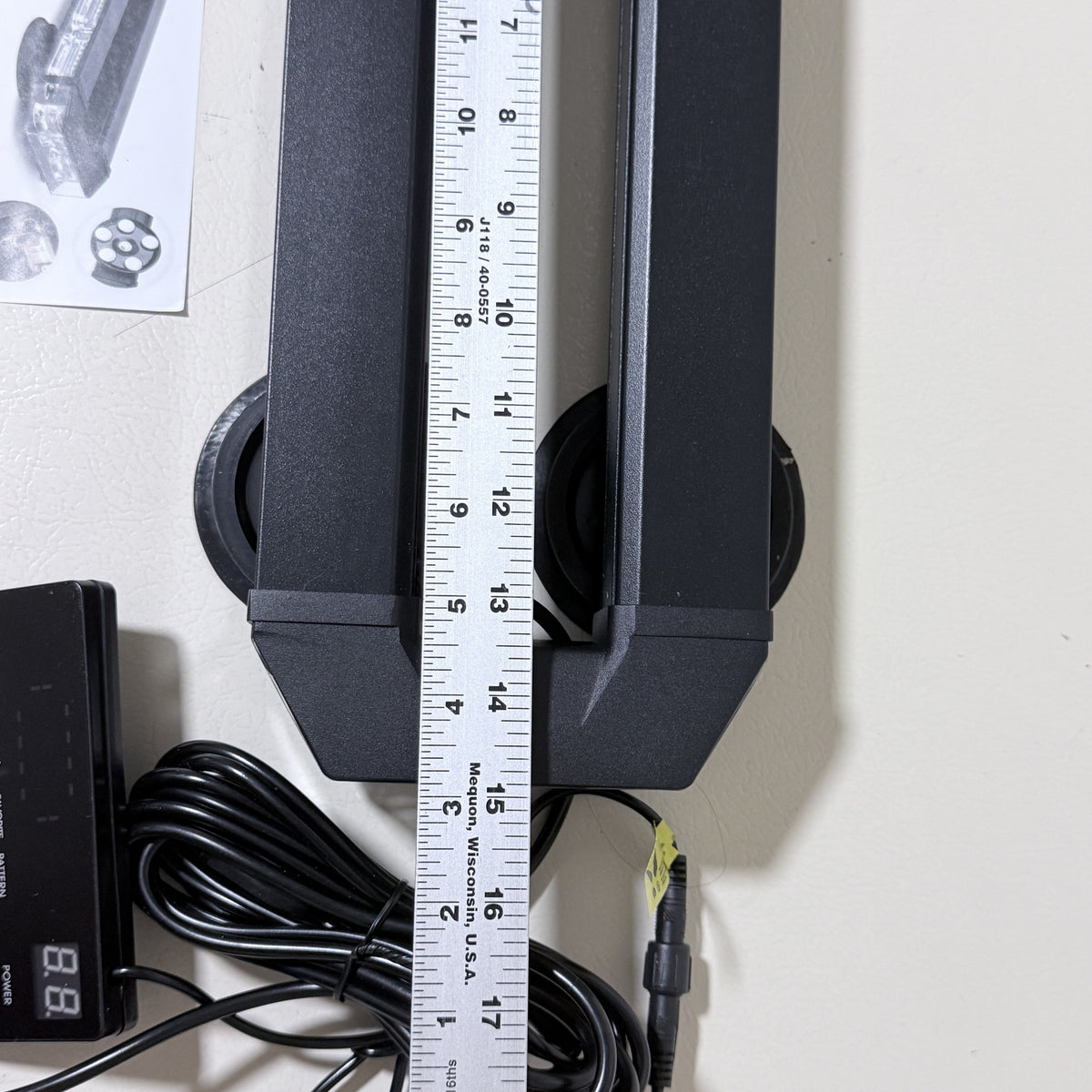 LED Rooftop Strobe Light Bar, Magnetic Base, Controller, 12V Plug - view 8 of 18