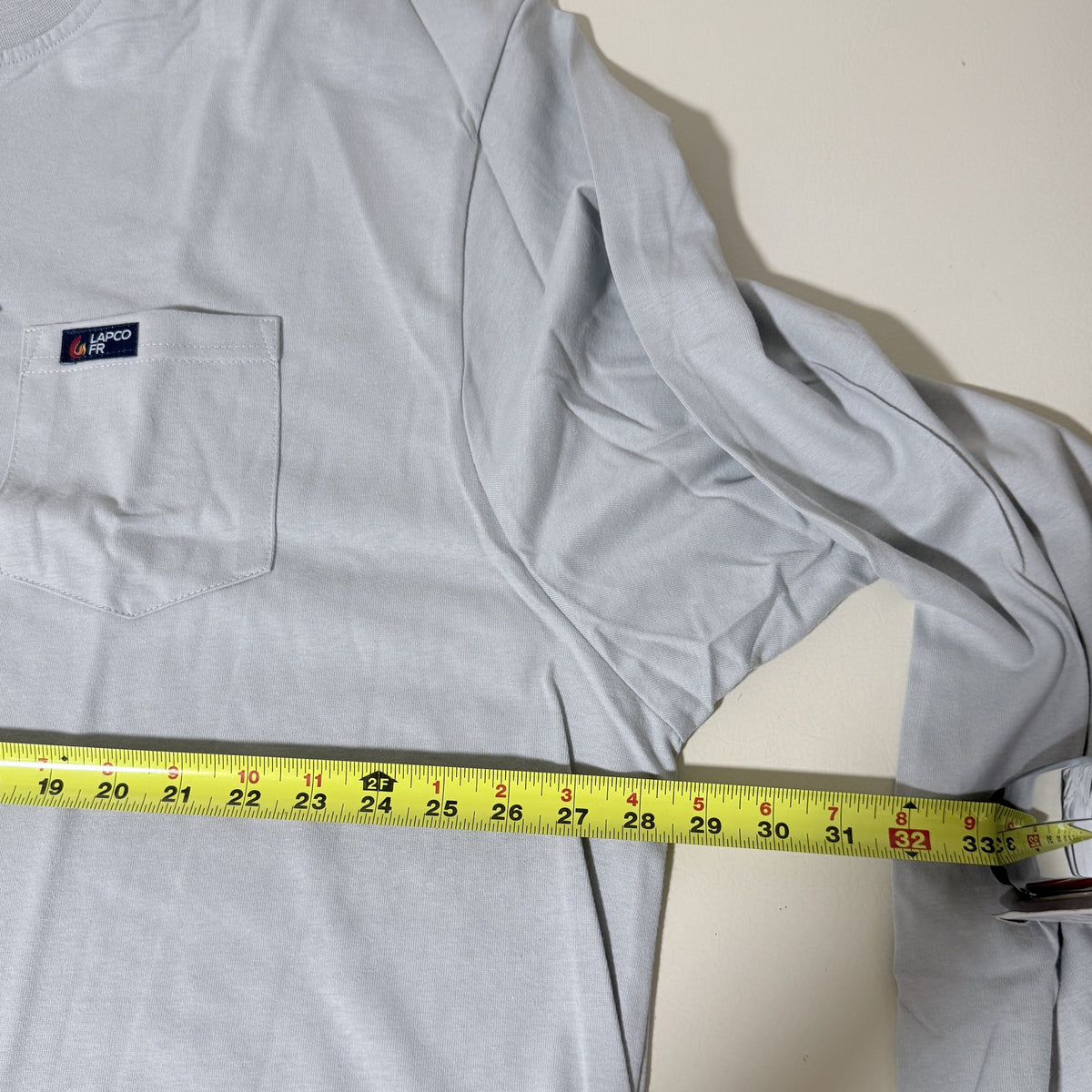 LAPCO FR Henley Tee Lot of 5, Gray, 5XL Tall, Flame Resistant CAT 2 - view 12 of 14
