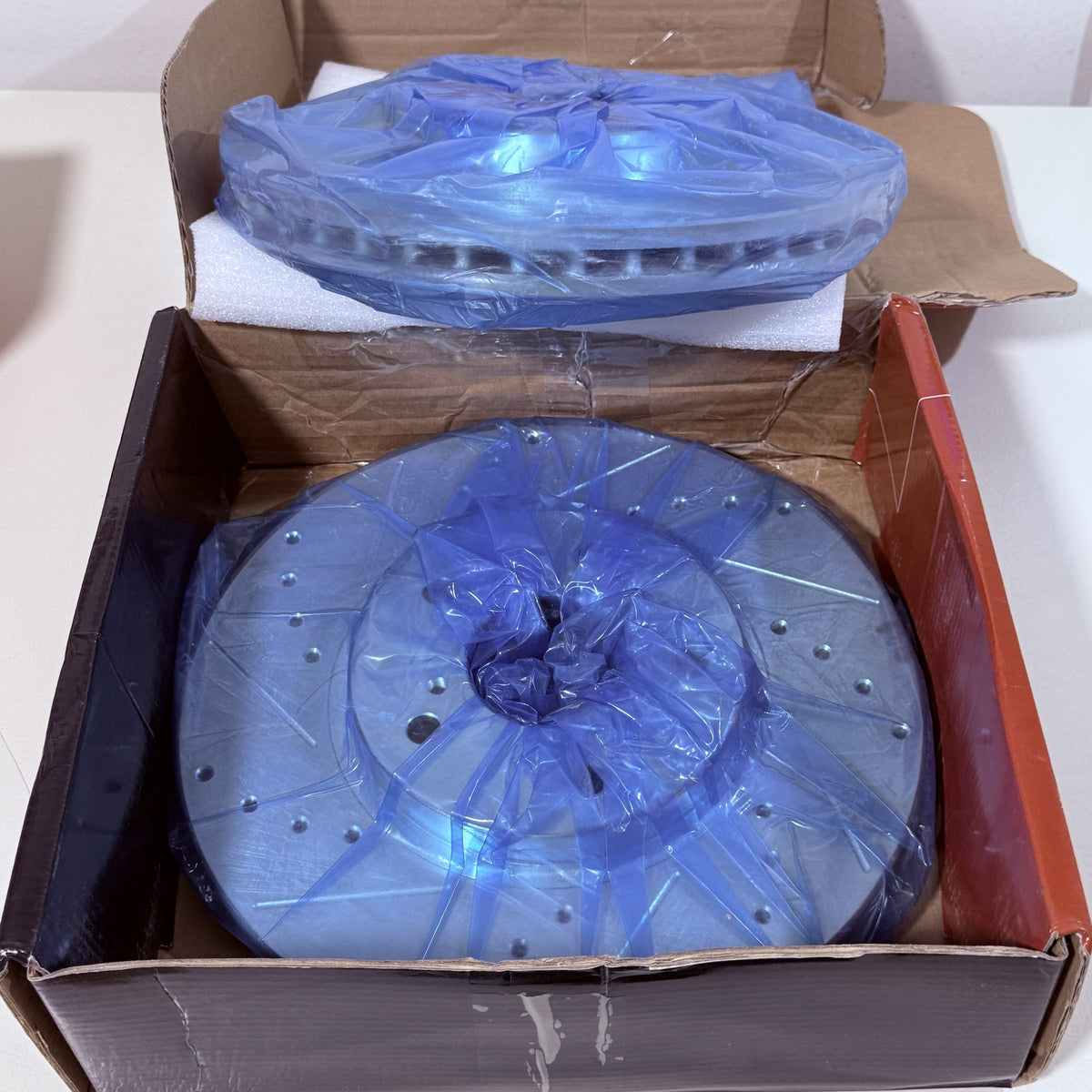 A-Premium Front Drilled Slotted Rotors & Ceramic Pads Kit, Accord TSX - view 3 of 9