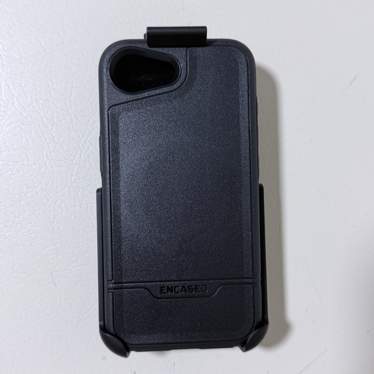 Encased Rebel Case with Belt Clip Holster for iPhone 16e/17e, Black - view 1 of 8