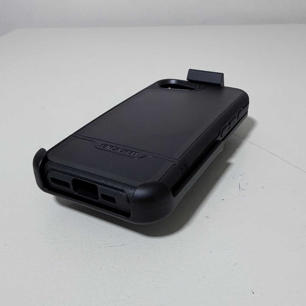 Encased Rebel Case with Belt Clip Holster for iPhone 16e/17e, Black - view 4 of 8