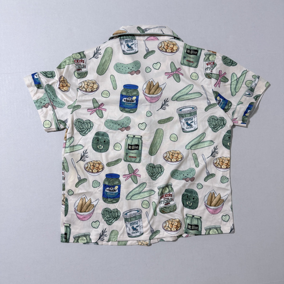 Girls Pickle Print Short Sleeve Pajama Set, Size 10 - view 4 of 8