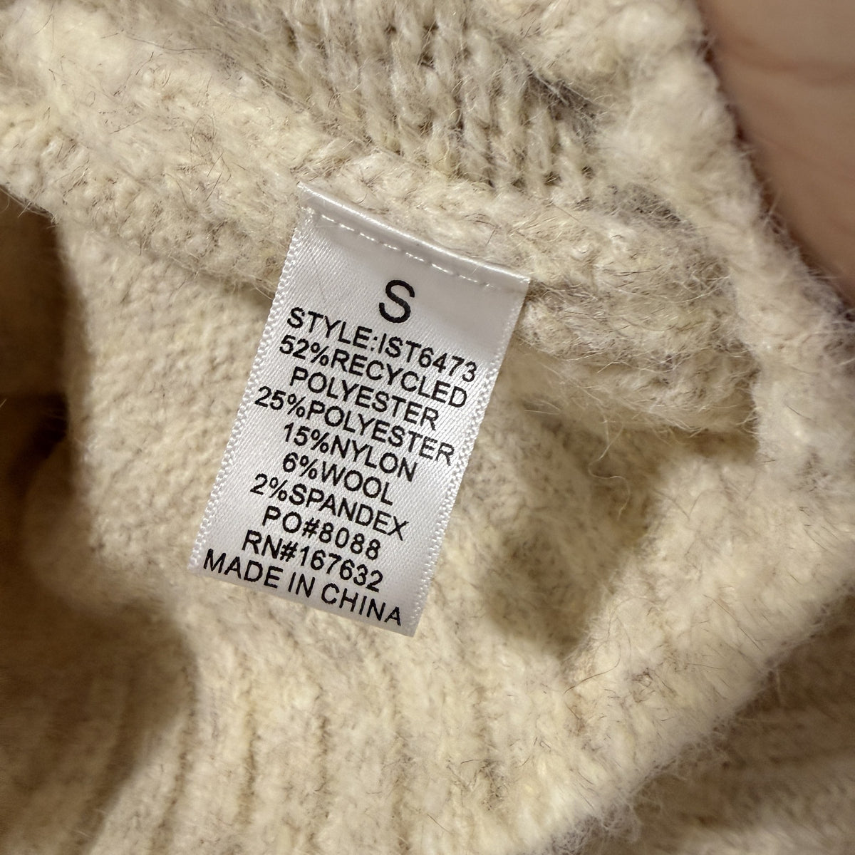 Klesis Contrast Sweater and Shorts Set, Cream and Taupe, Women's S - view 6 of 9