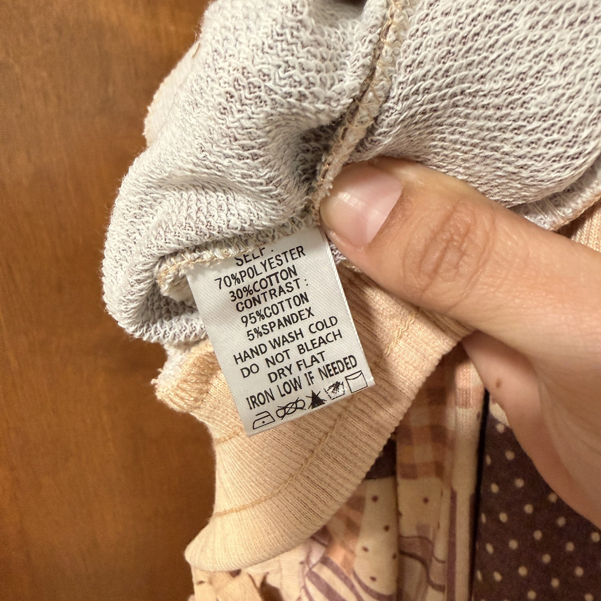 Rareraw Patchwork Half-Zip Sweatshirt and Wide Leg Pants Set, L - view 12 of 13