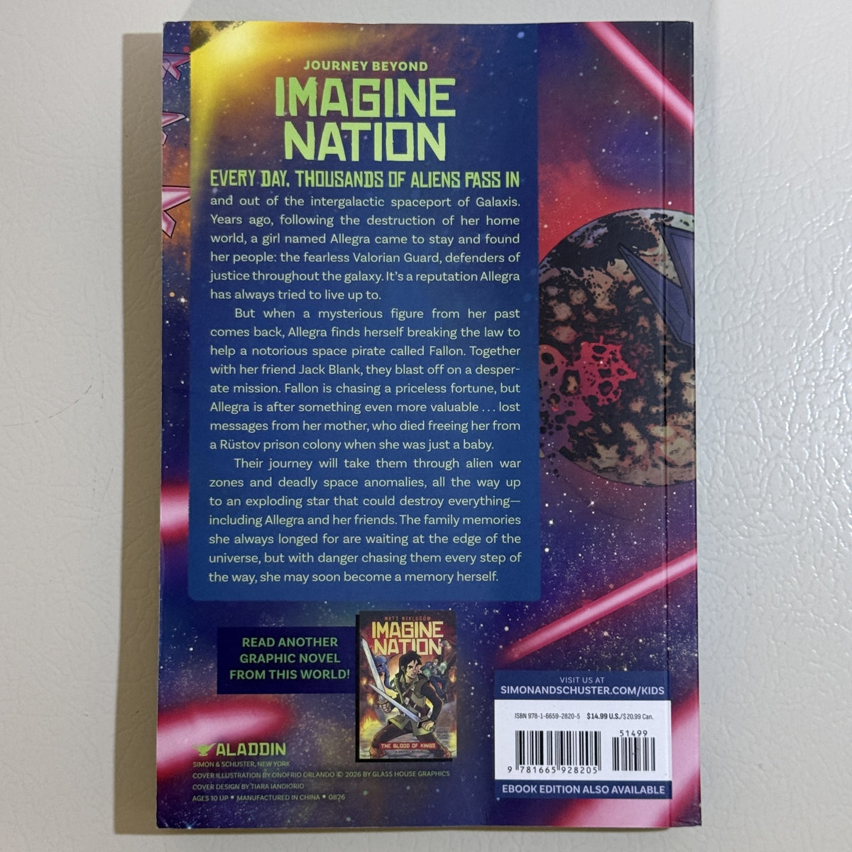Imagine Nation Book 2 The Unreachable Star Graphic Novel Myklusch - view 2 of 4