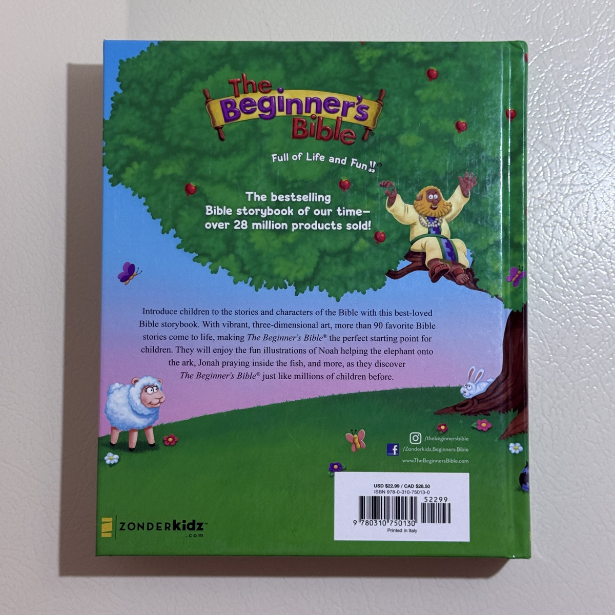 The Beginner's Bible Timeless Children's Stories Hardcover Zonderkidz - view 3 of 4
