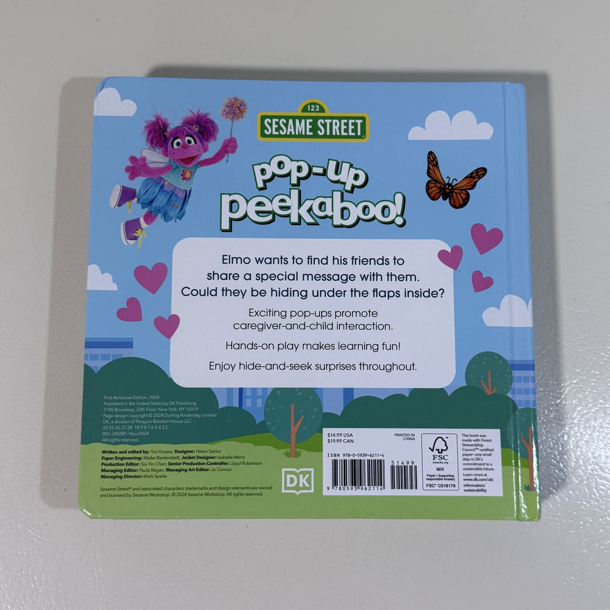 Sesame Street Pop-Up Peekaboo! Elmo Loves You DK Board Book - view 3 of 4