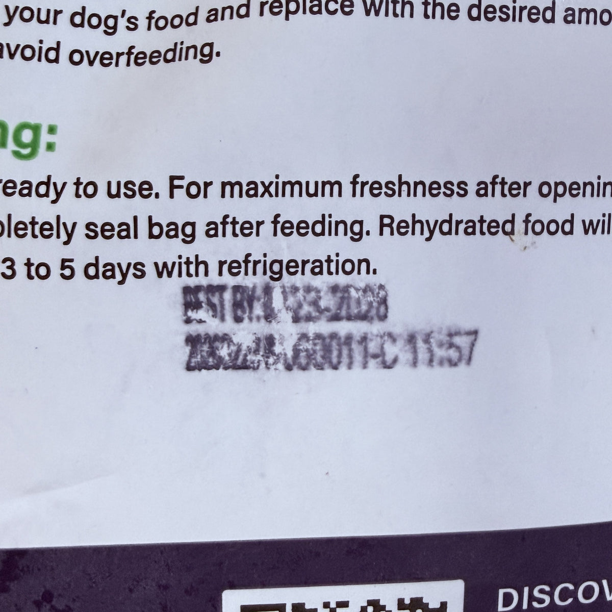 Nutra Complete Premium Pork Freeze-Dried Raw Dog Food 48 oz BB 2028 - view 3 of 6