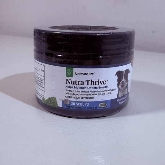 Nutra Thrive Canine Supplement Powder 30 Scoops 3.3 oz Est BB 07/2027 - view 1 of 6