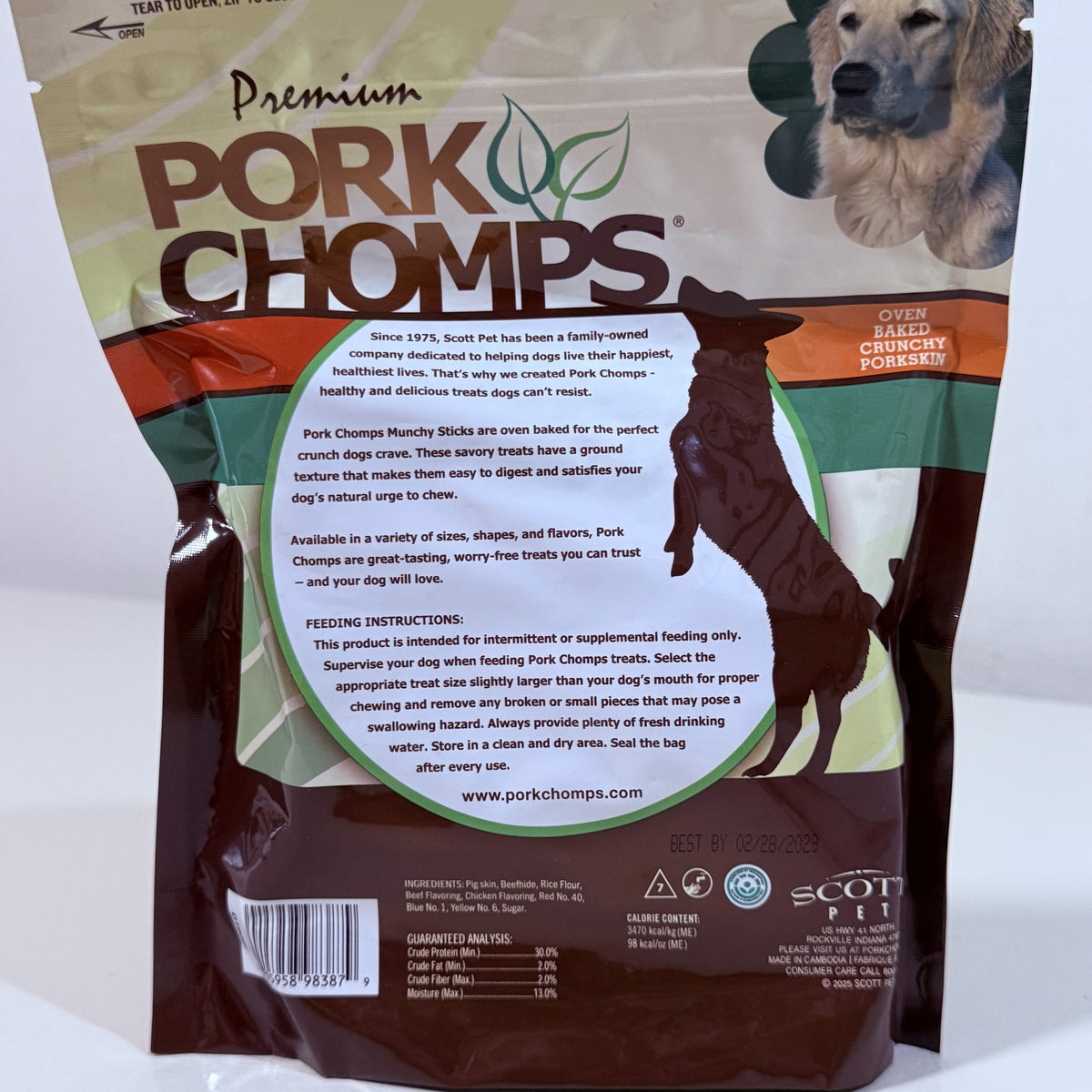 Pork Chomps Munchy Sticks Dog Treats Assorted 50 Count BB 02/2029 - view 3 of 4
