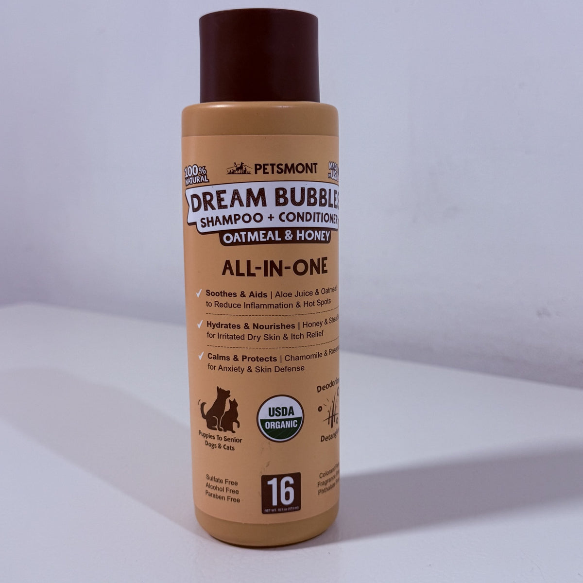 Petsmont Dream Bubbles Pet Shampoo Conditioner 16 oz BB 12/2028 - view 1 of 5