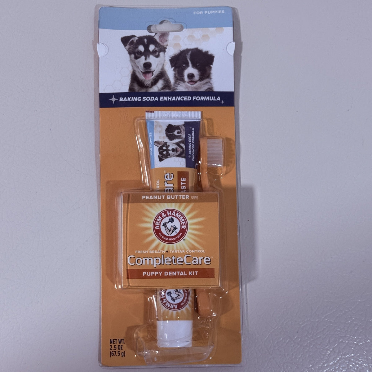 Arm & Hammer Puppy Dental Kit Peanut Butter Toothpaste EXP 04/2027 - view 1 of 4