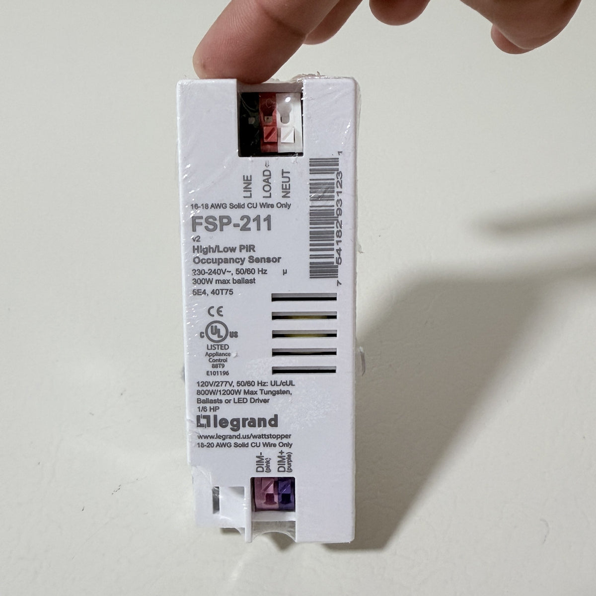 Wattstopper FSP-211 High/Low PIR Fixture Mount Occupancy Sensor - view 4 of 6