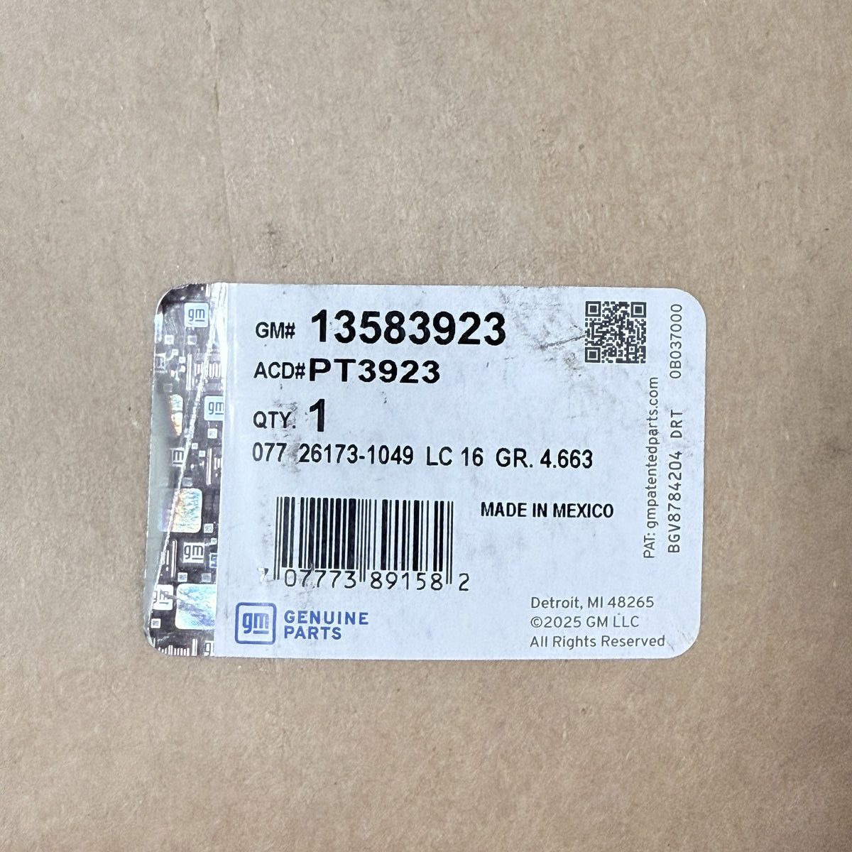 GM Genuine Parts ACDelco PT3923 Connector Pigtail 13583923 - view 6 of 6
