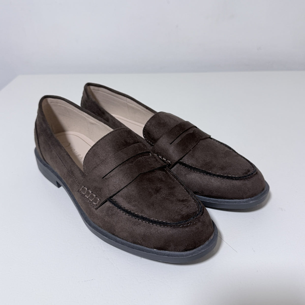 Journee Collection Brooks Penny Loafer Chocolate Women's 9 Wide - view 5 of 9