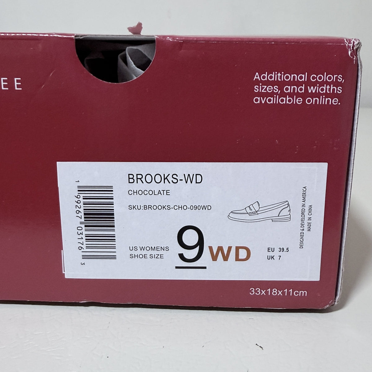 Journee Collection Brooks Penny Loafer Chocolate Women's 9 Wide - view 8 of 9