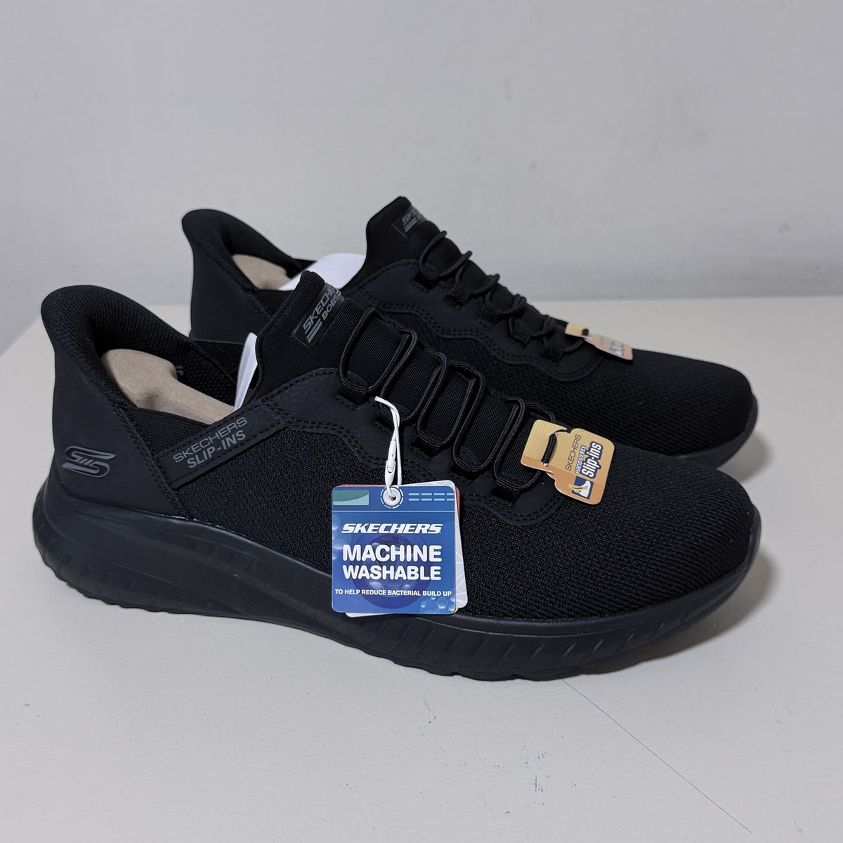 Skechers Slip-ins BOBS Squad Chaos Daily Hype Men's 12 Black - view 1 of 8