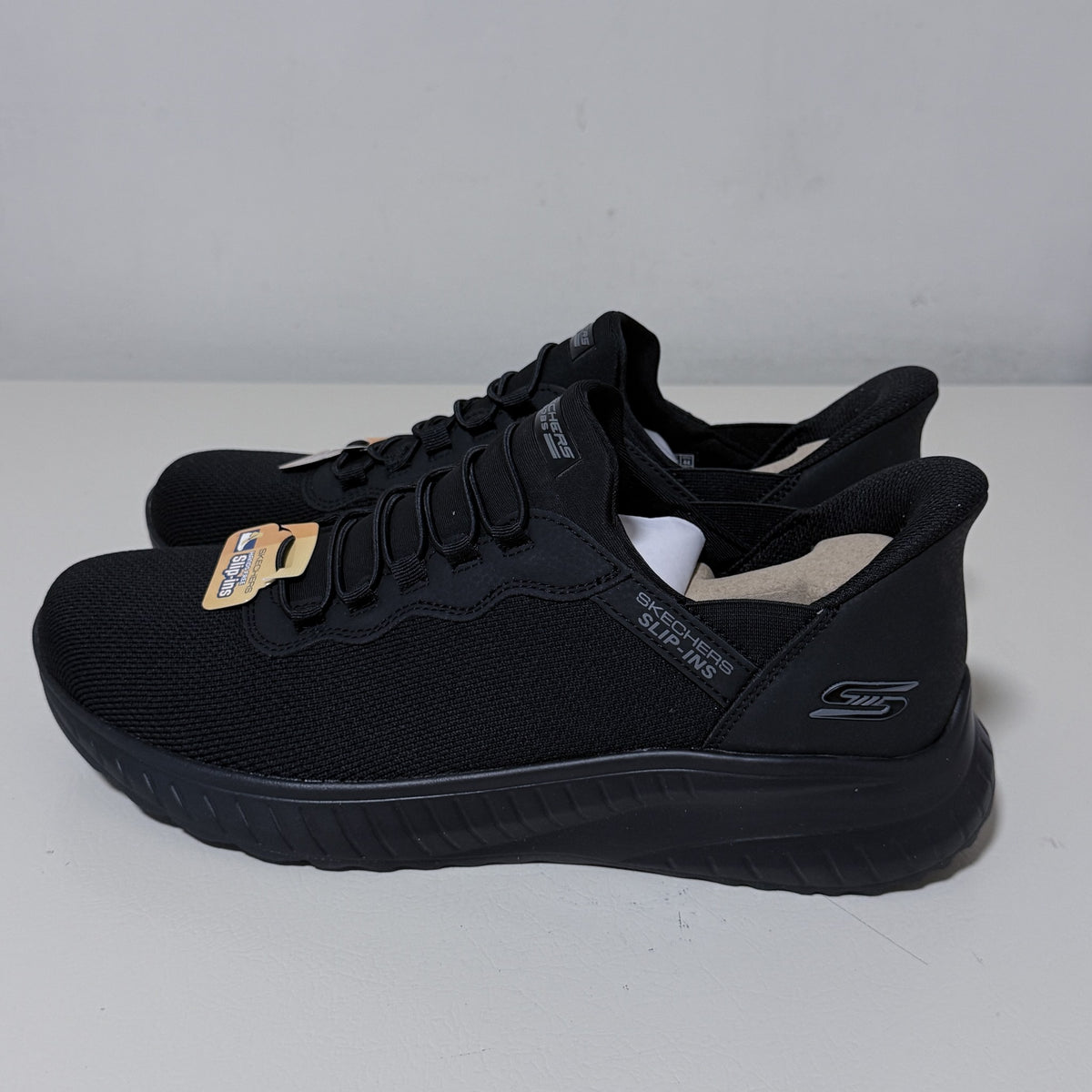 Skechers Slip-ins BOBS Squad Chaos Daily Hype Men's 12 Black - view 3 of 8