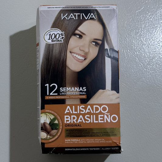 Kativa Alisado Brasileño Brazilian Straightening Kit with Argan Oil - view 1 of 9