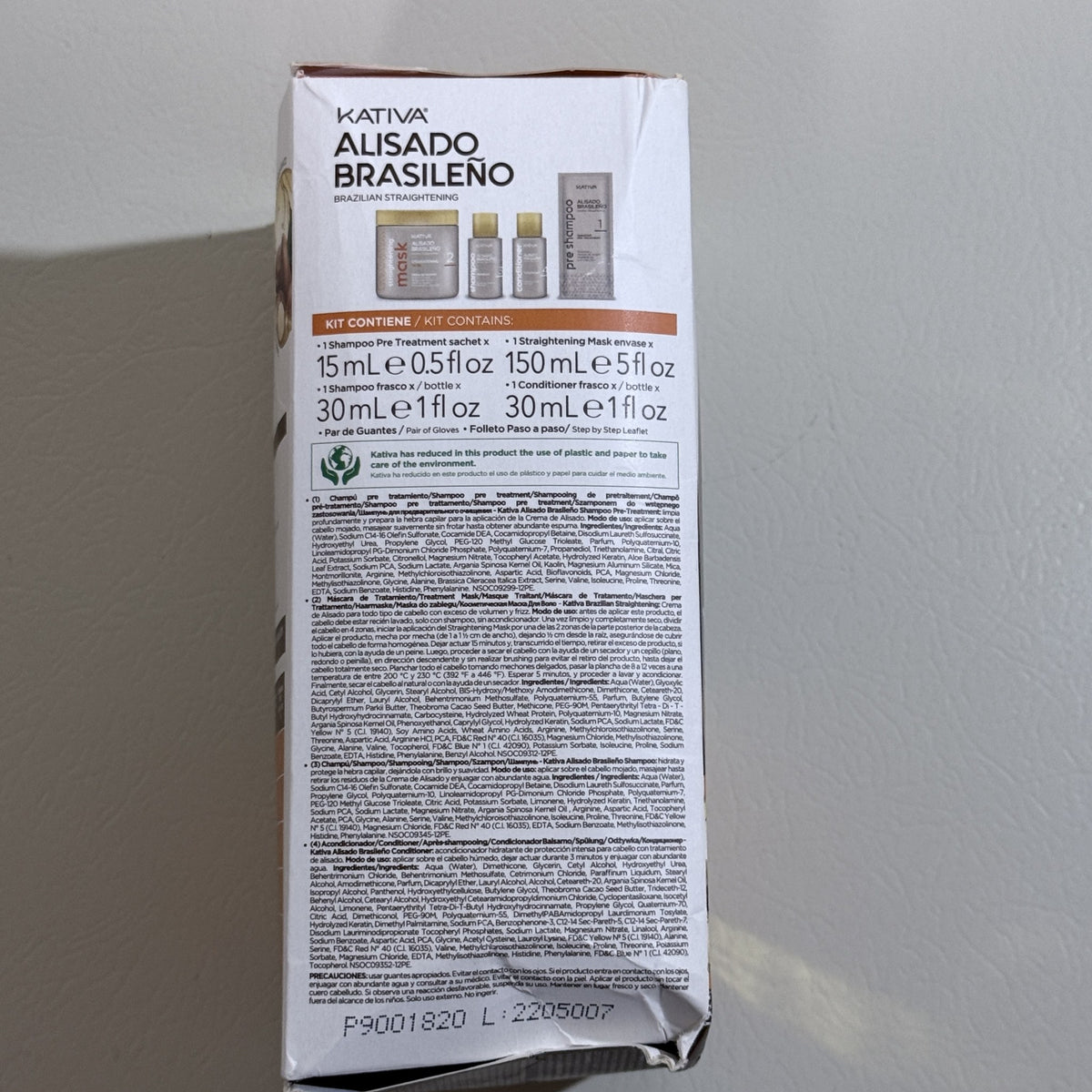Kativa Alisado Brasileño Brazilian Straightening Kit with Argan Oil - view 5 of 9