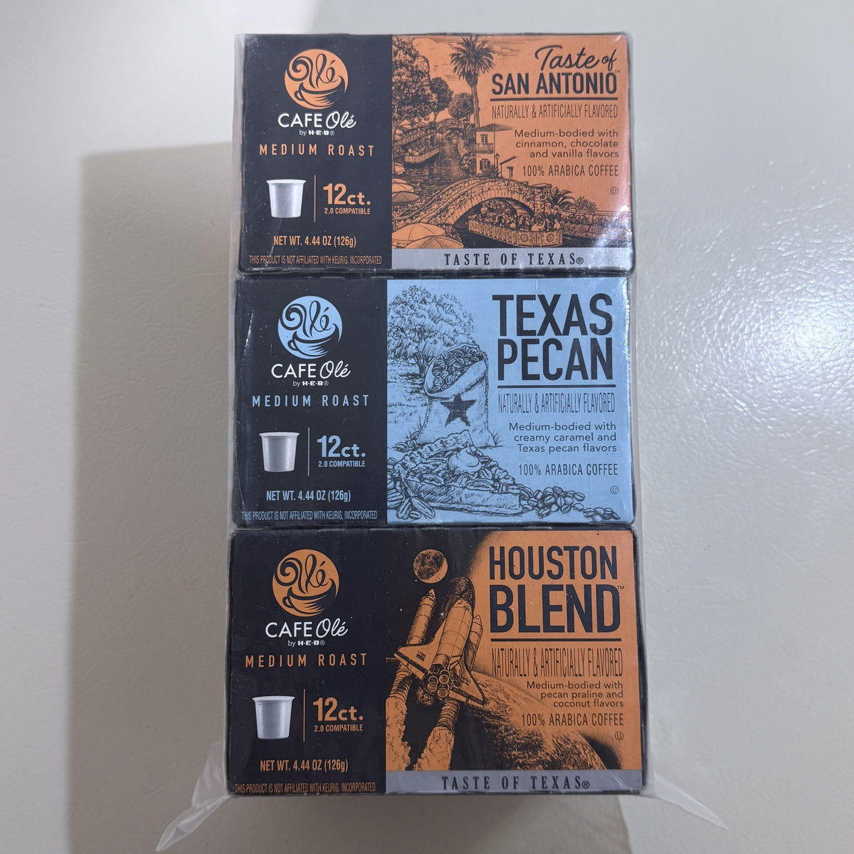 Cafe Ole Taste of Texas Single Serve Coffee Cups, 36 Count, BB 05/2027 - view 1 of 6