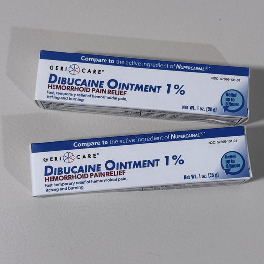 GeriCare Dibucaine Ointment 1%, 1 oz, 2 Pack, Exp 12/2028 - view 1 of 7