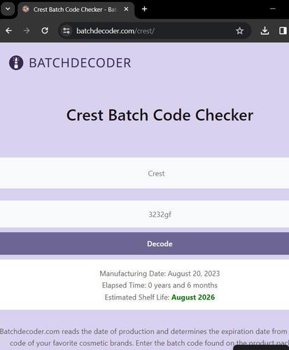 3-Pack of Crest Kids' Cavity Protection Toothpaste, Sparkle Fun, 4.6 Oz ea tube