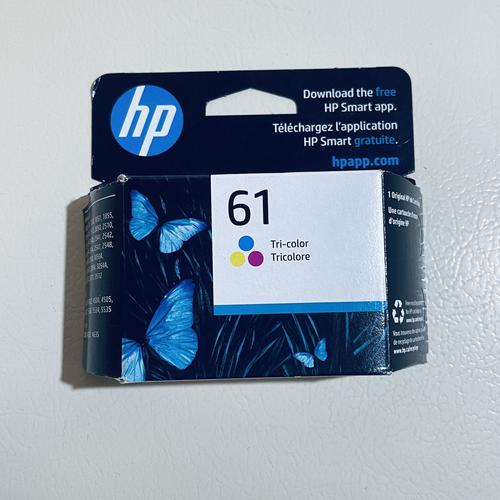 HP 61 Tri-Color Ink | DeskJet, Envy & OfficeJet Models | CH562WN